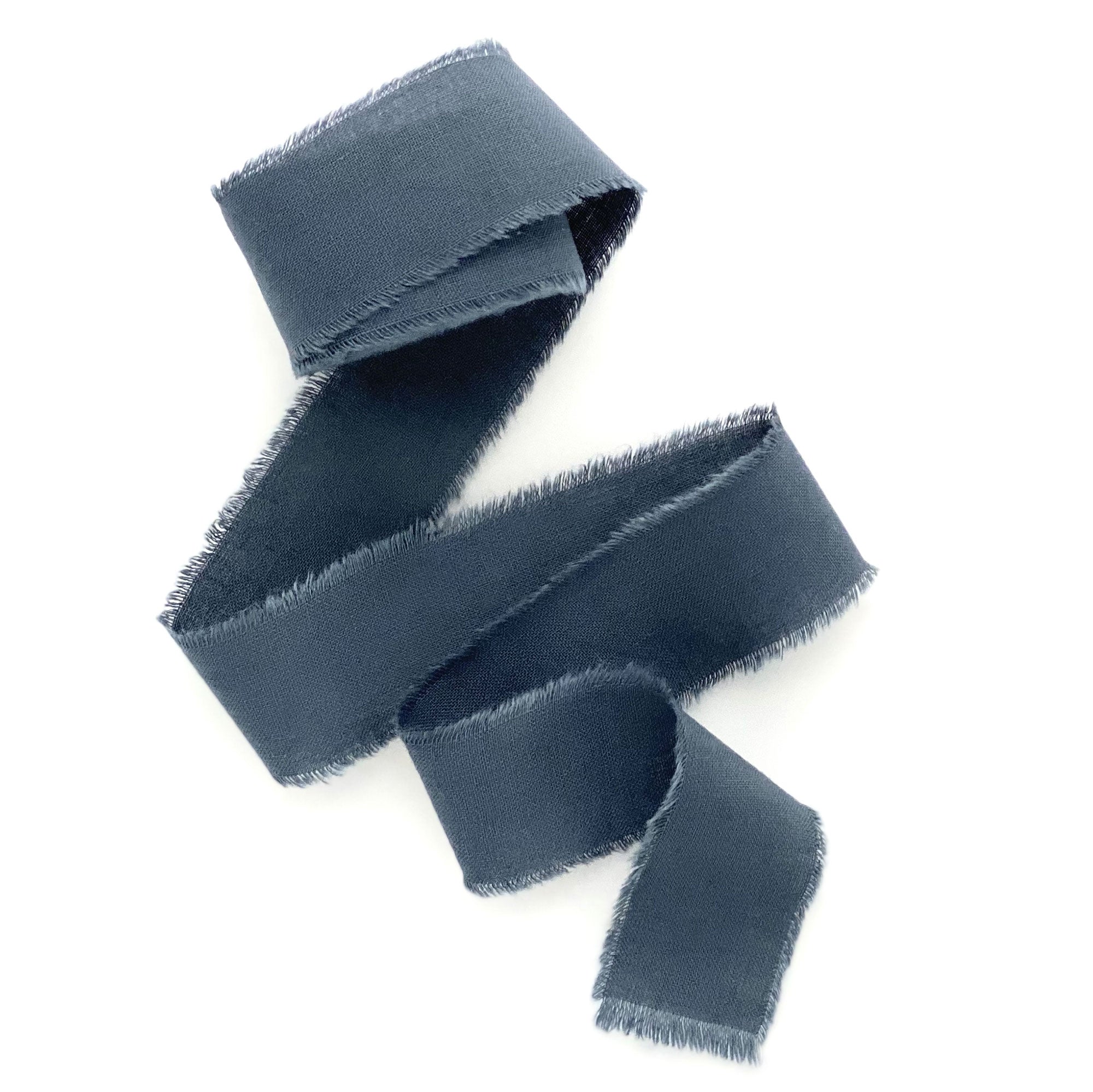 Cold gray cotton ribbon